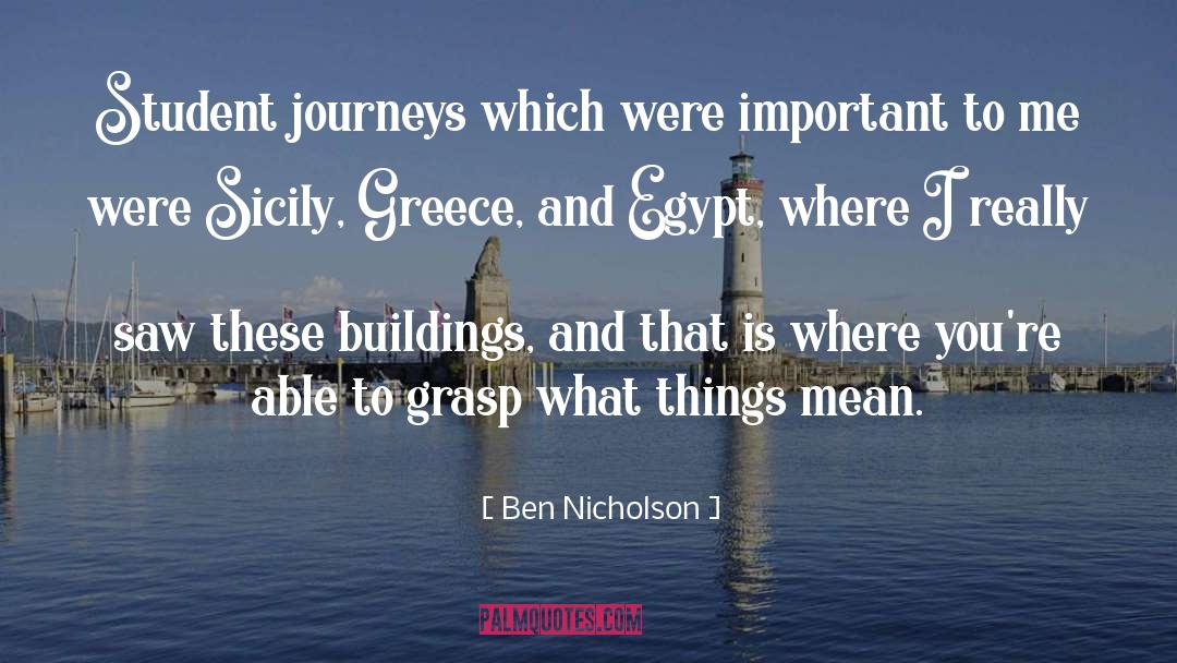 Greece quotes by Ben Nicholson