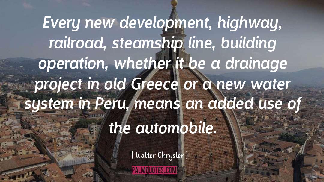 Greece quotes by Walter Chrysler