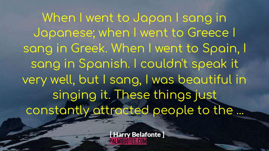 Greece quotes by Harry Belafonte