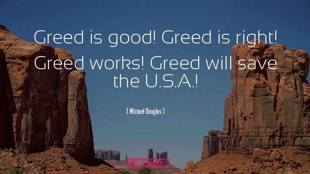 Greed quotes by Michael Douglas