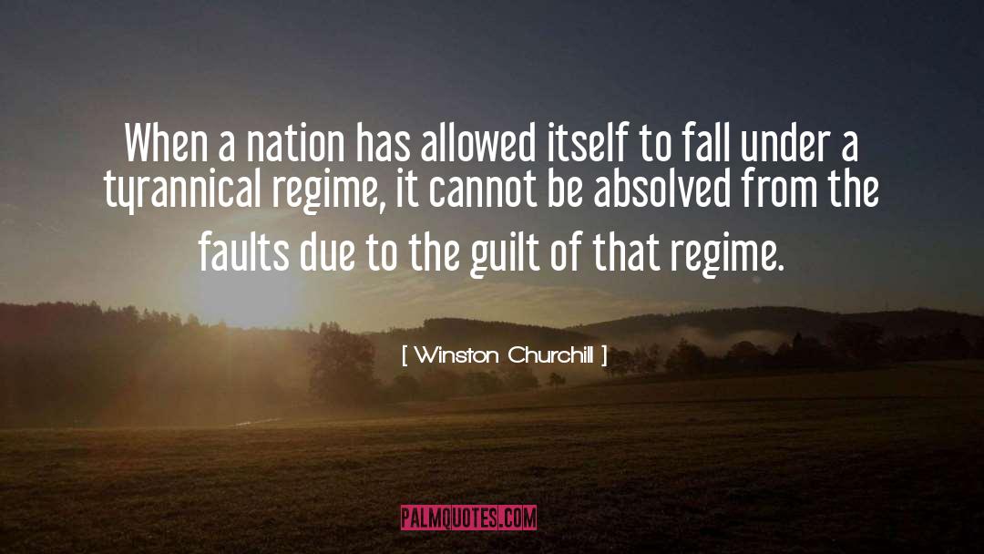 Greed Vs Guilt quotes by Winston Churchill