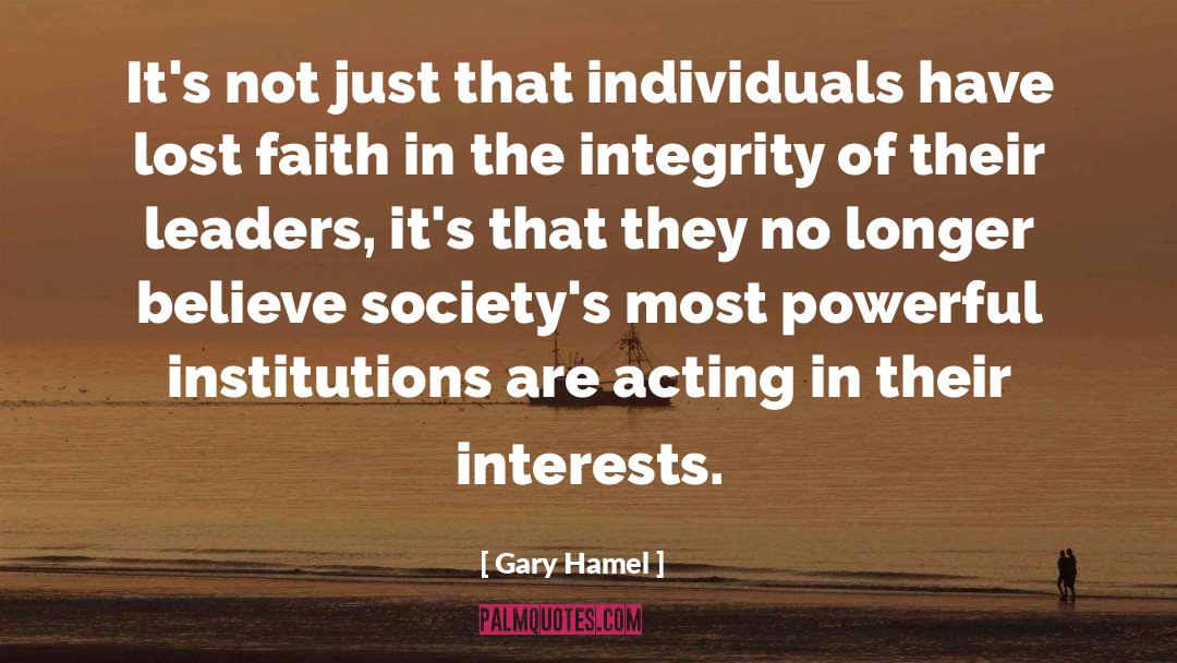 Greedy Leaders quotes by Gary Hamel