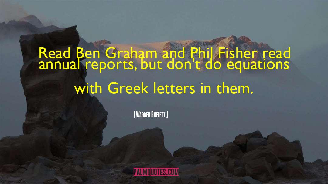 Greek Alphabet quotes by Warren Buffett