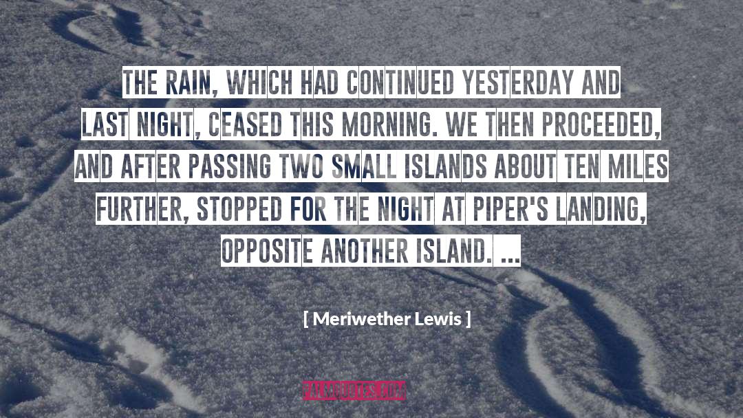 Greek Islands quotes by Meriwether Lewis
