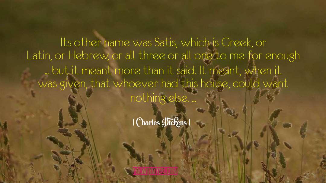 Greek Muses quotes by Charles Dickens