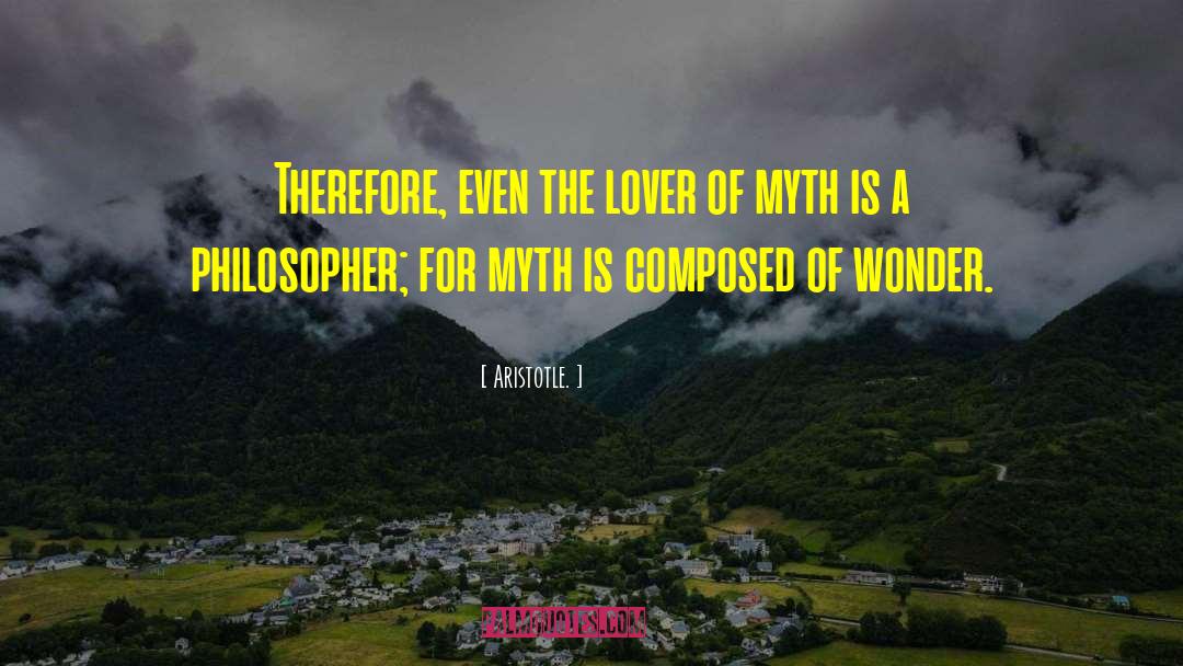 Greek Myth quotes by Aristotle.