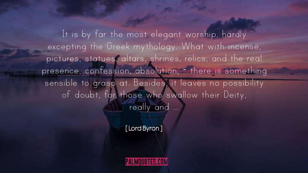 Greek Mythology Aesthetic quotes by Lord Byron