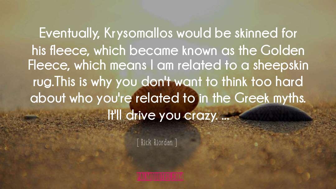 Greek Myths quotes by Rick Riordan