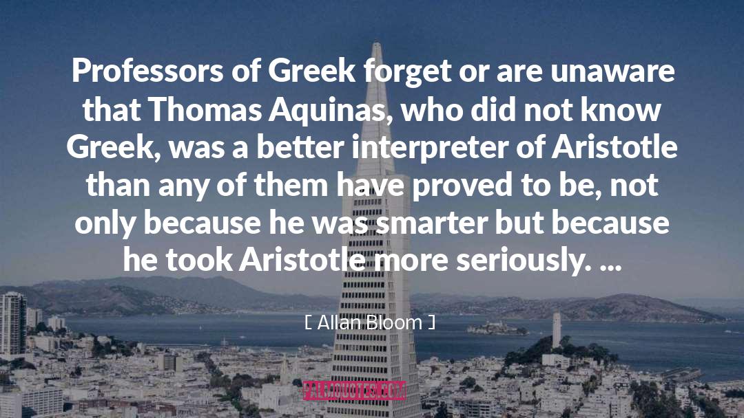 Greek Philosopher quotes by Allan Bloom