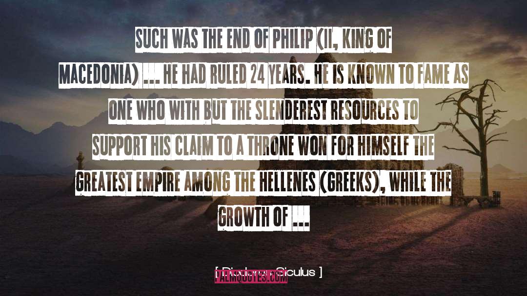 Greek quotes by Diodorus Siculus