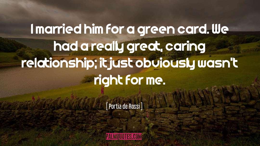 Green Card quotes by Portia De Rossi