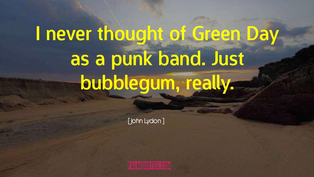 Green Day quotes by John Lydon