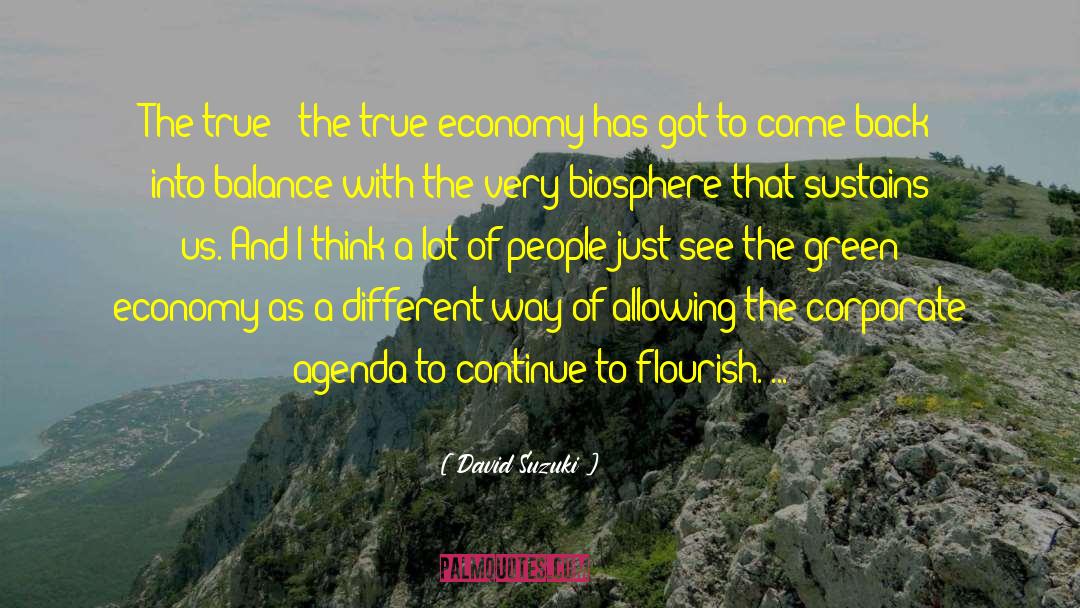 Green Economy quotes by David Suzuki