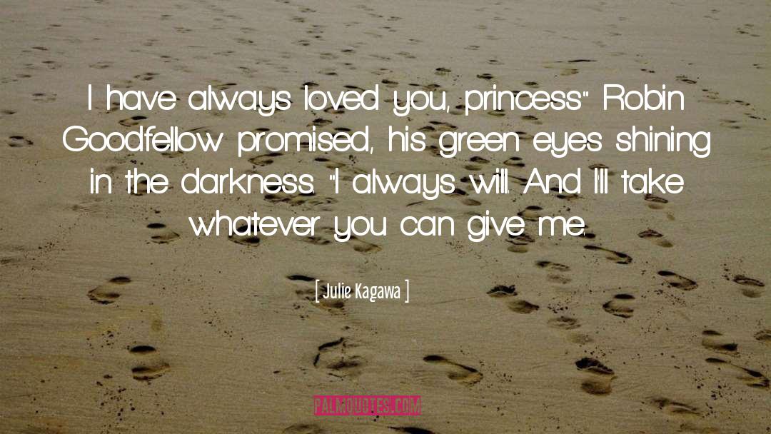 Green Eyes quotes by Julie Kagawa