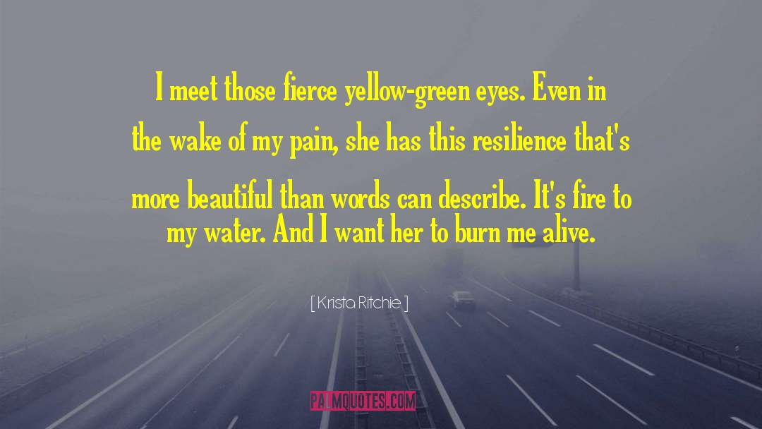 Green Eyes quotes by Krista Ritchie