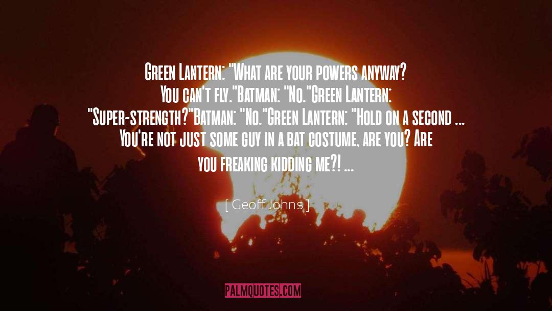 Green Lantern quotes by Geoff Johns