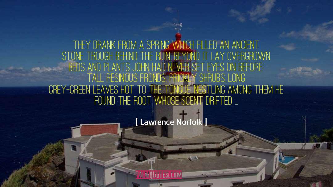 Green Leaves quotes by Lawrence Norfolk