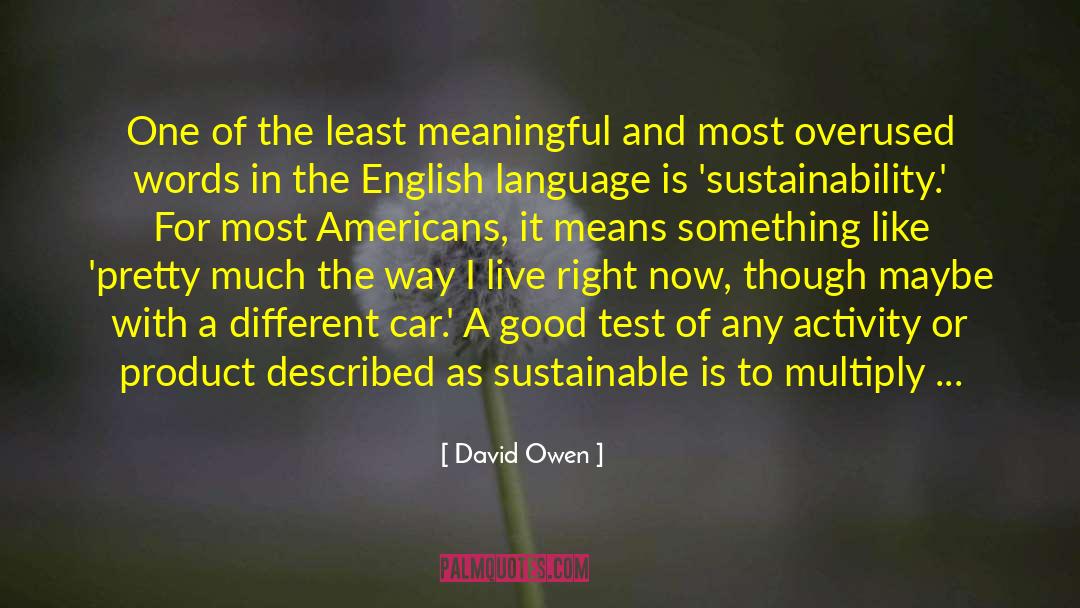Green Plants quotes by David Owen