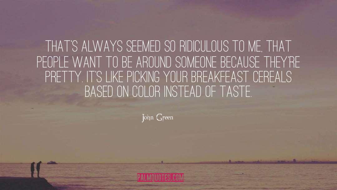 Green quotes by John Green