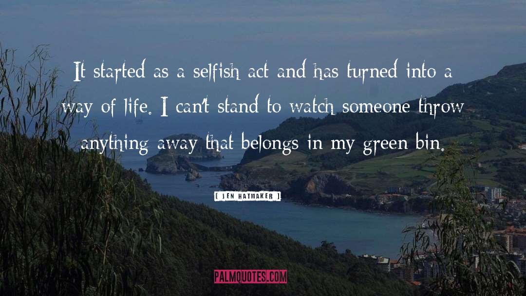 Green quotes by Jen Hatmaker