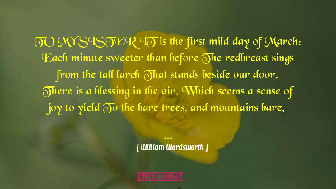 Green Spring quotes by William Wordsworth