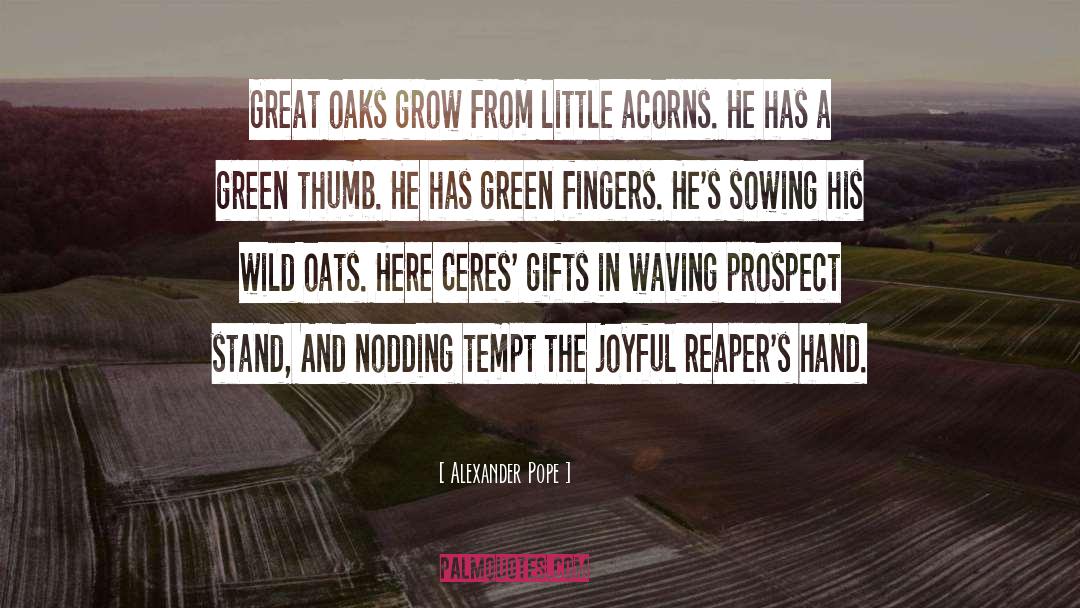 Green Thumb quotes by Alexander Pope