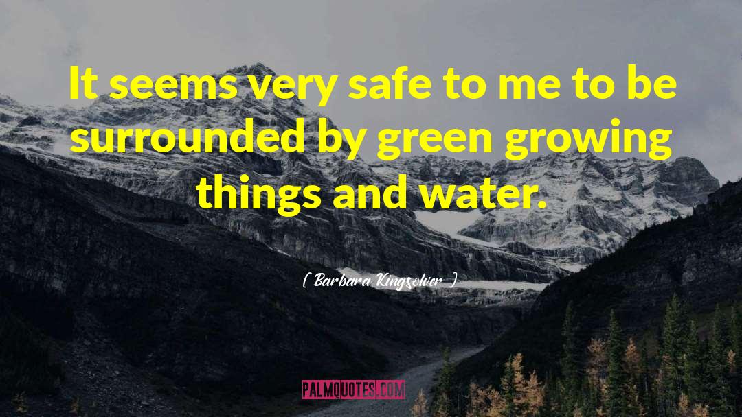Green Witch quotes by Barbara Kingsolver