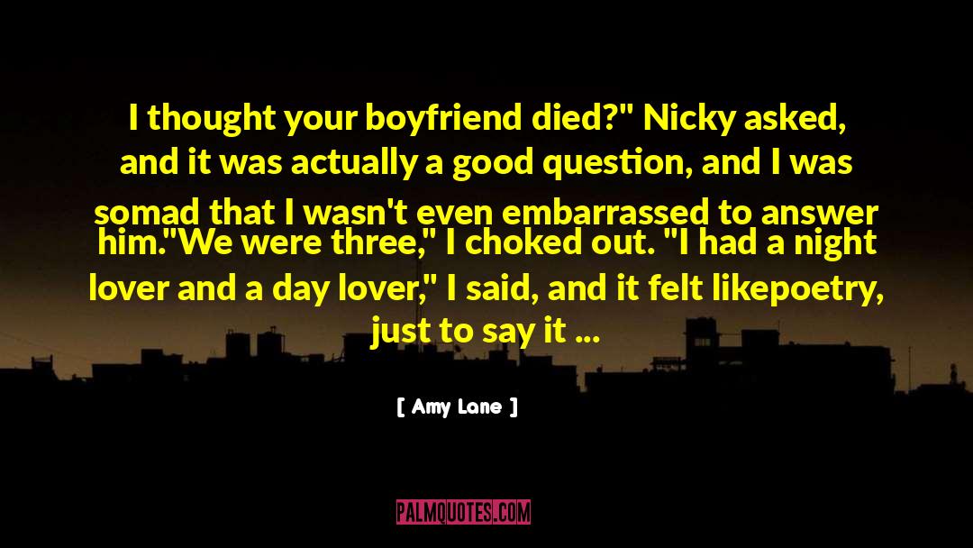 Greenamyer Lane quotes by Amy Lane