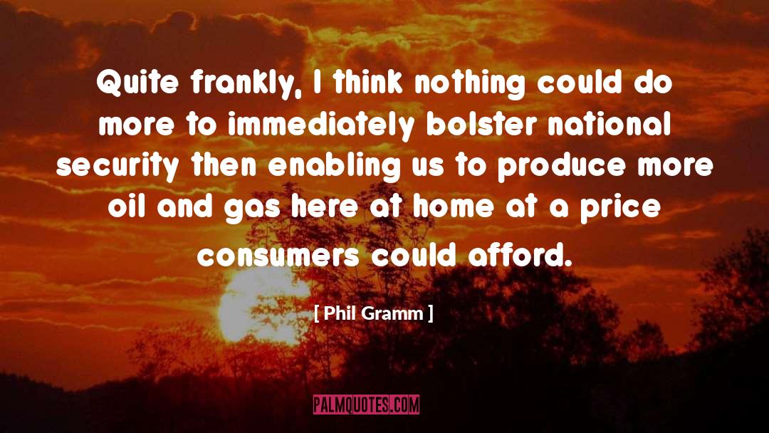 Greenhouse Gas Emissions quotes by Phil Gramm