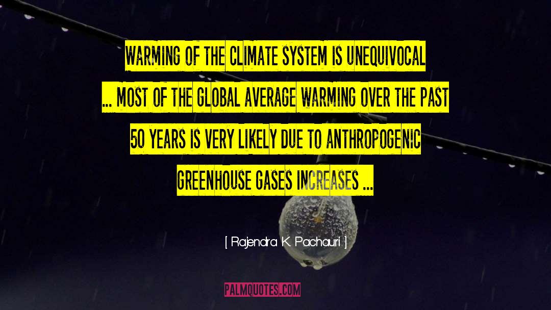 Greenhouse Gases quotes by Rajendra K. Pachauri