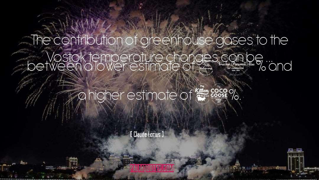 Greenhouse Gases quotes by Claude Lorius