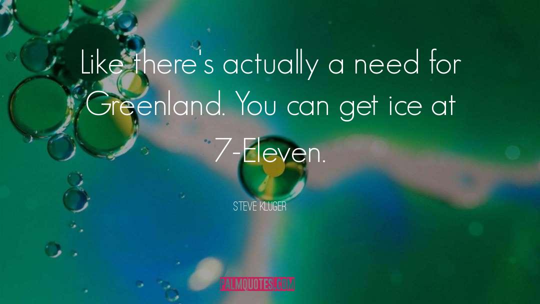 Greenland quotes by Steve Kluger
