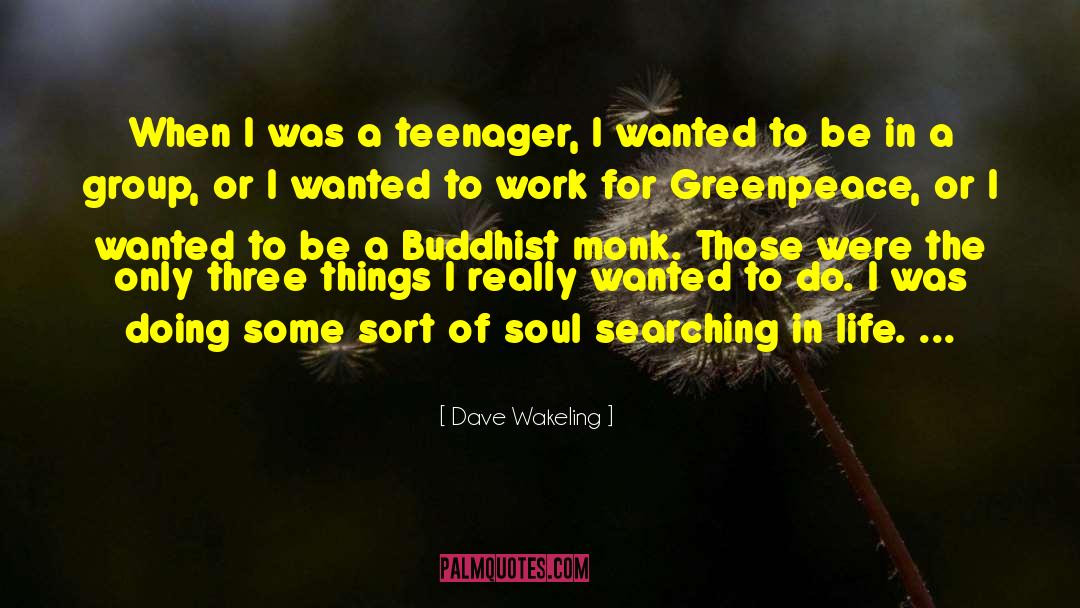 Greenpeace quotes by Dave Wakeling