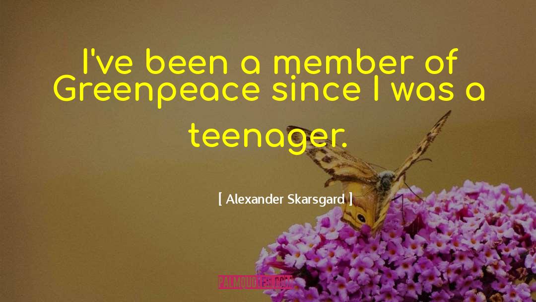 Greenpeace quotes by Alexander Skarsgard