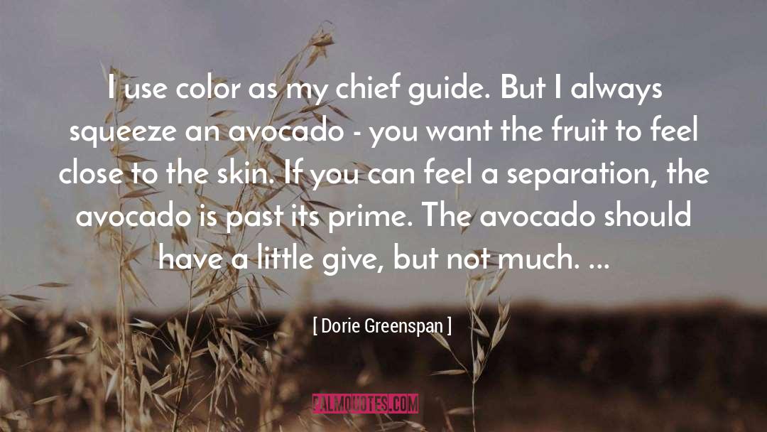 Greenspan quotes by Dorie Greenspan