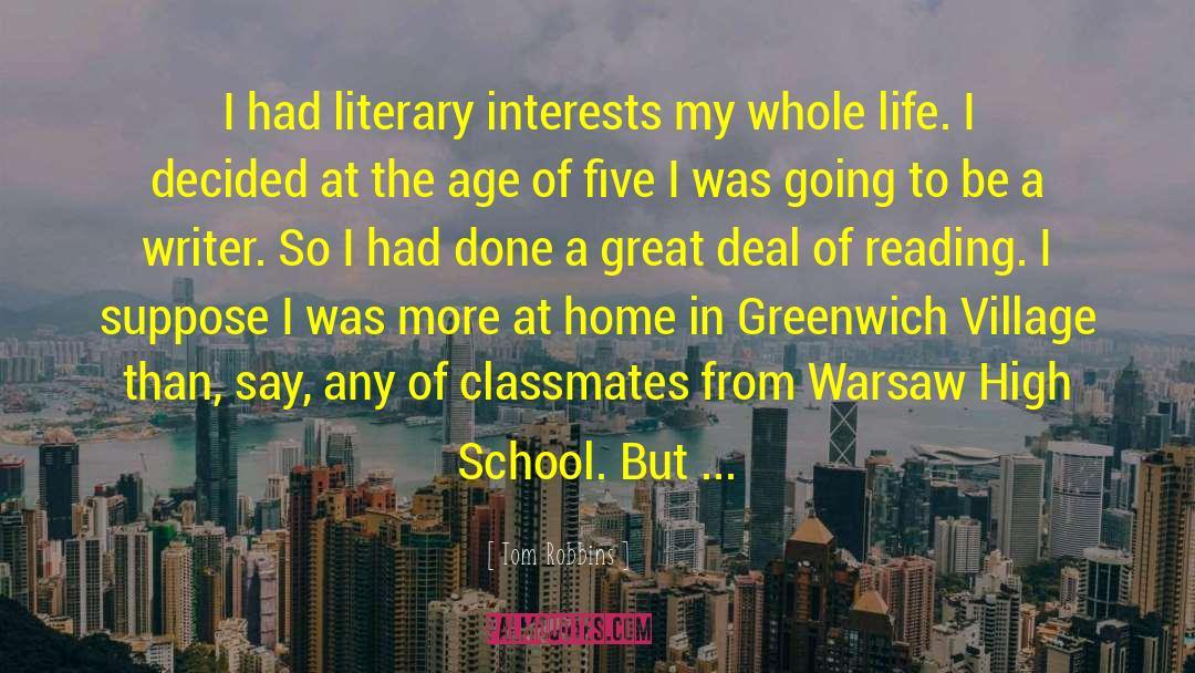 Greenwich quotes by Tom Robbins