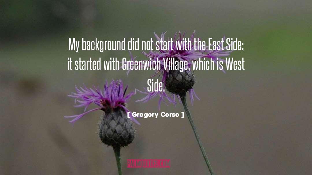 Greenwich quotes by Gregory Corso