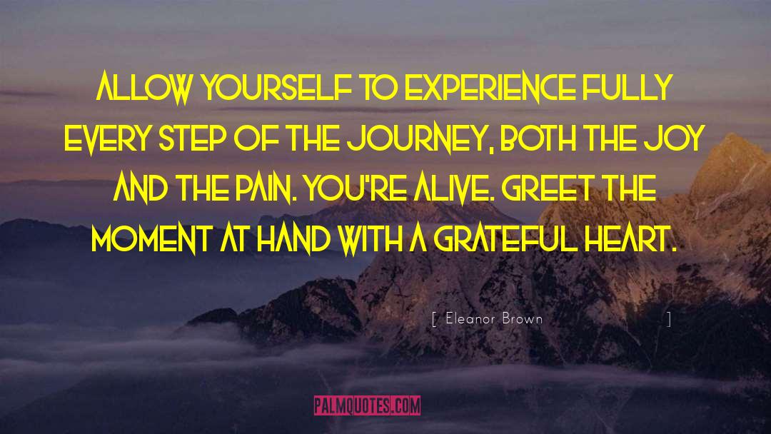 Greet quotes by Eleanor Brown