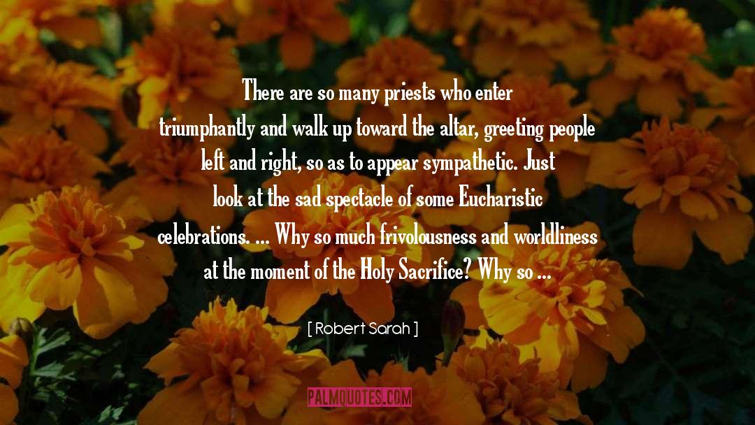 Greeting quotes by Robert Sarah