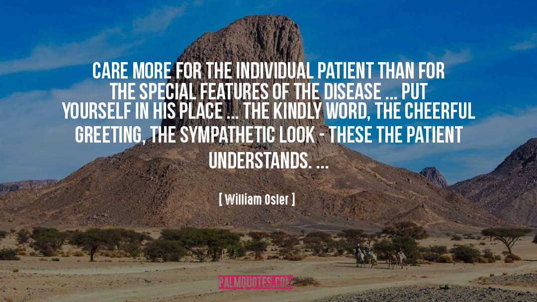 Greetings quotes by William Osler