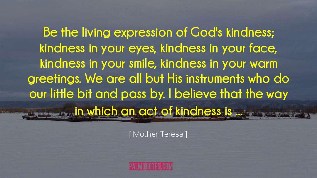 Greetings quotes by Mother Teresa