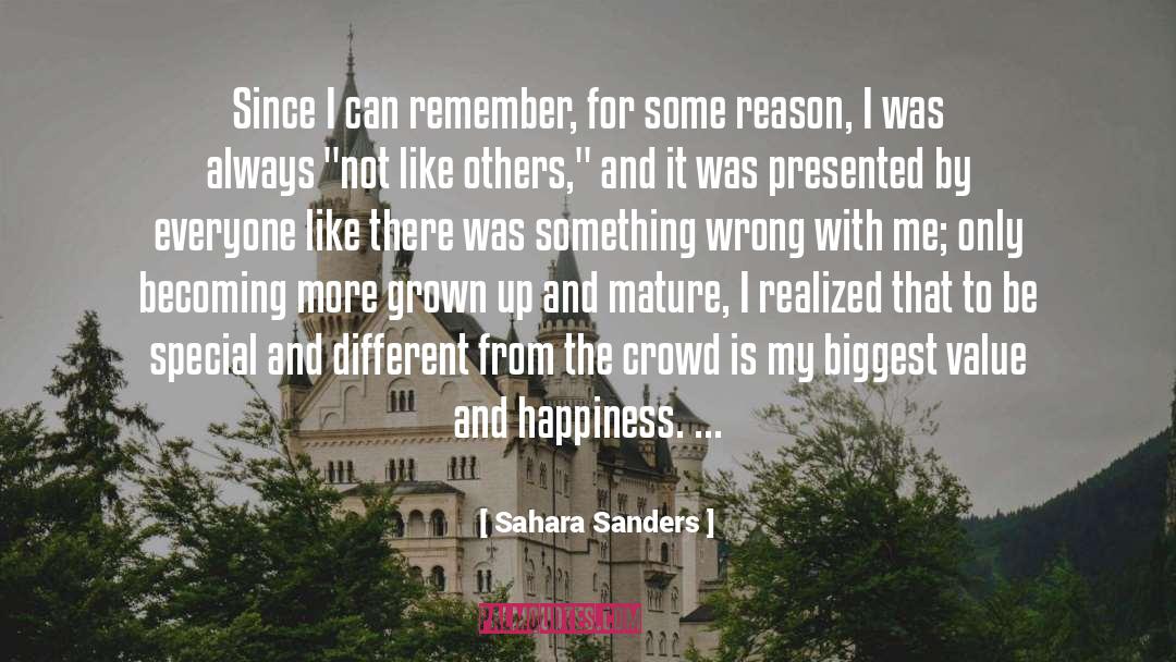 Greg Sanders quotes by Sahara Sanders