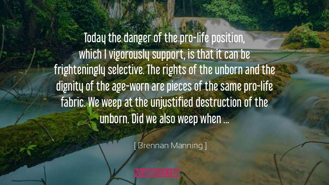 Gregori And Unborn Savannah quotes by Brennan Manning