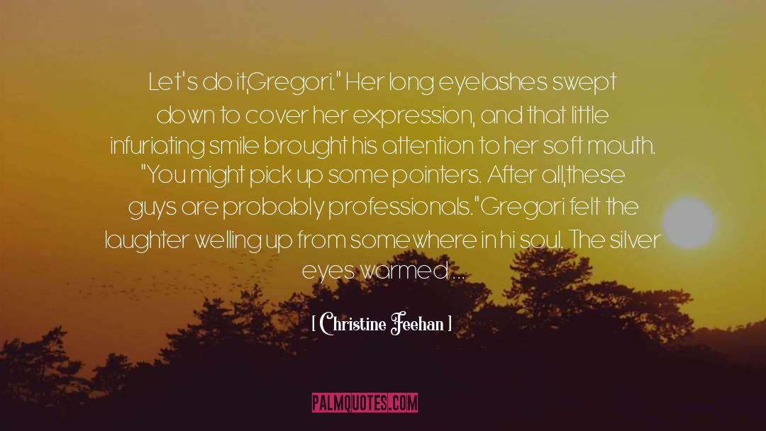 Gregori And Unborn Savannah quotes by Christine Feehan