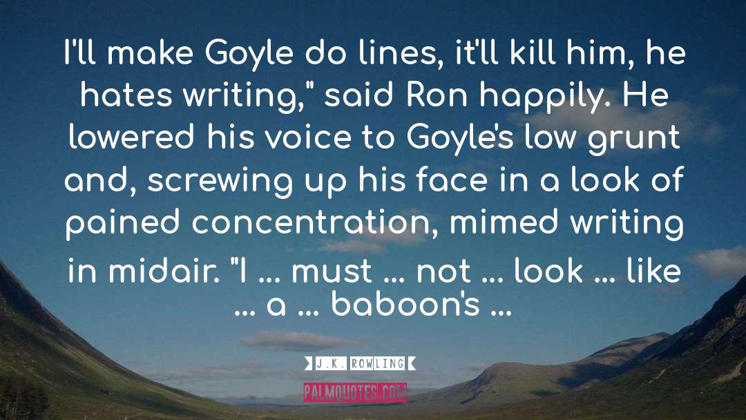 Gregory Goyle quotes by J.K. Rowling