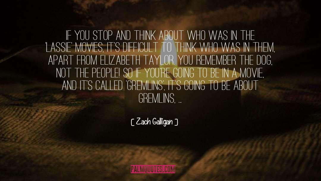 Gremlins quotes by Zach Galligan