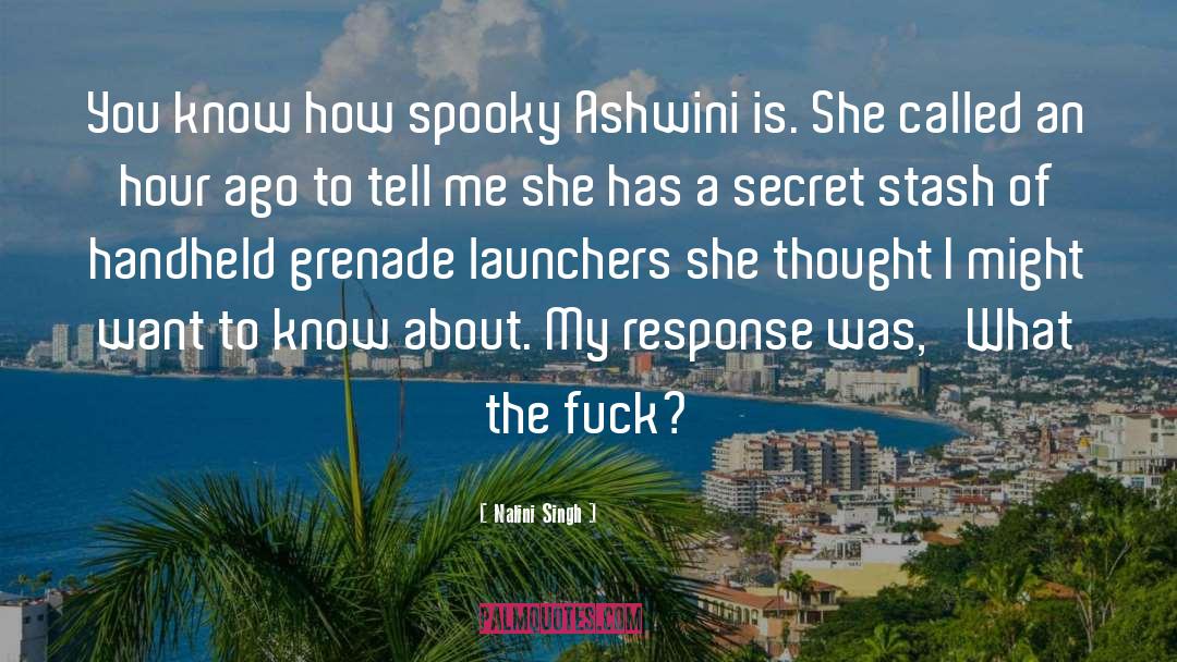 Grenade quotes by Nalini Singh