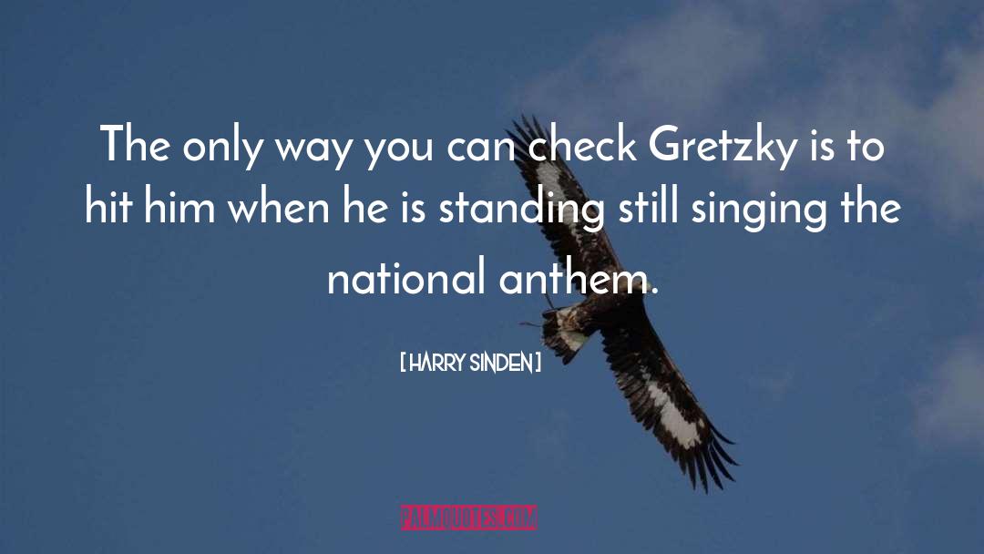 Gretzky quotes by Harry Sinden