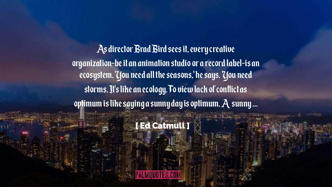 Grey Conflict quotes by Ed Catmull