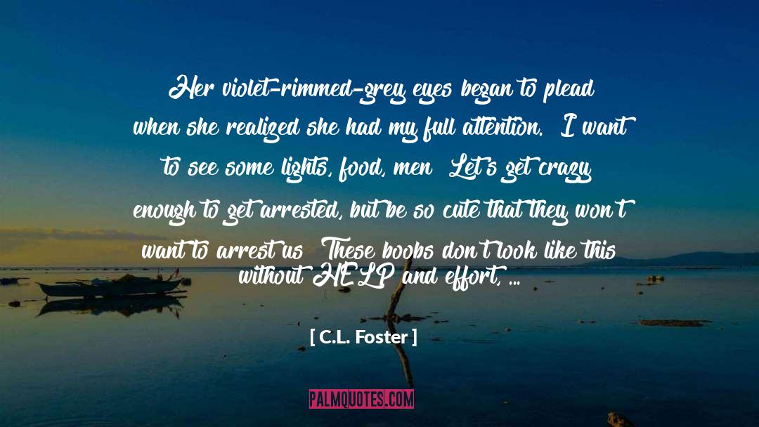 Grey Eyes quotes by C.L. Foster